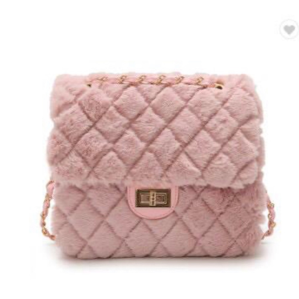 Fur Pink Handbags